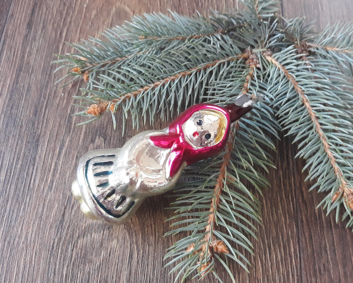 One Hundred 80 Degrees Vintage Pastel Tree with Glass Ornaments