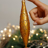 Icicle Christmas glass ornament, Handmade Christmas figurines, Collectible Christmas decor, home decoration, Christmas gift 2025