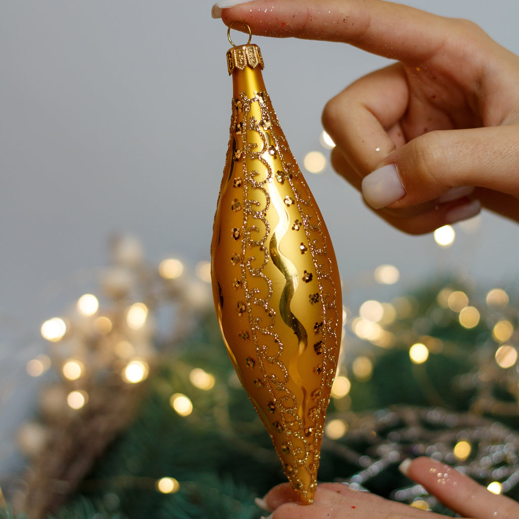 Icicle Christmas glass ornament, Handmade Christmas figurines, Collectible Christmas decor, home decoration, Christmas gift 2025 