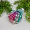 Shell Christmas glass ornament, Handmade Christmas figurines, Collectible Christmas decor, home decoration, Christmas gift 2025