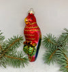 Parrot multi-colored glass Christmas handmade ornament, Luxury Christmas glass decoration, Christmas tree glass ornament ChristmasboxStore
