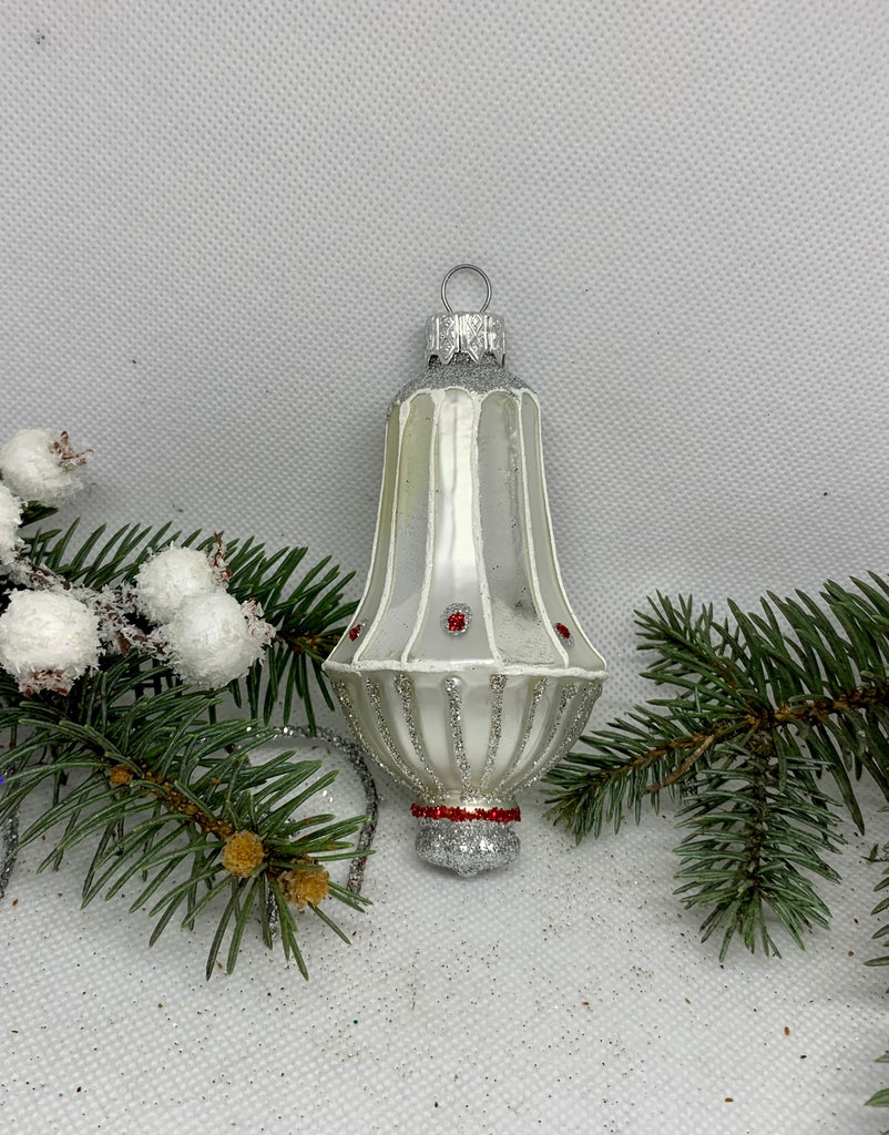 Lviv flashlight glass Christmas handmade ornament, Luxury Christmas glass decoration, Christmas tree glass ornament ChristmasboxStore