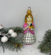 Princess glass Christmas handmade ornament, Luxury Christmas glass decoration, Christmas tree glass ornament ChristmasboxStore