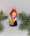 Red Riding Hood glass Christmas handmade ornament, Luxury Christmas glass decoration, Christmas tree glass ornament ChristmasboxStore
