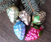 Raspberries 1970s Christmas glass vintage ornament,  antique Christmas decoration ChristmasboxStore