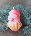 Pig Antique glass Christmas ornament, 1980s vintage Christmas tree glass decoration ChristmasboxStore