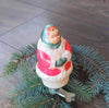 RARE! Old woman in red coat Antique Christmas glass ornament, vintage christmas 1950s, Retro Christmas ChristmasboxStore
