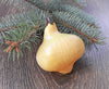 Onion Christmas glass vintage ornament, Retro Christmas 1960s decoration, Antique Christmas ornament ChristmasboxStore