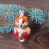 Karlsson Antique glass Christmas ornament, 1980s vintage Christmas tree glass ornament ChristmasboxStore