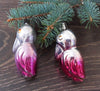 2 Birds Antique glass Christmas ornaments, 1980s Christmas,vintage Christmas ChristmasboxStore