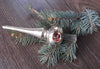 Christmas glass vintage tree topper, Christmas tree ornament 1970s, Christmas tree topper top ChristmasboxStore