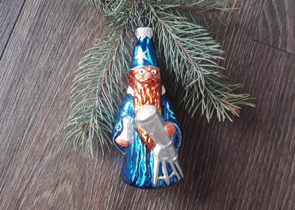 Astrologer Handmade Christmas glass ornaments, Blown Glass, Christmas Gift ChristmasboxStore