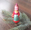 little red riding 1950s christmas vintage glass decoration, retro tree christmas ornament ChristmasboxStore