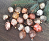 20 Nuts Antique glass Christmas ornaments 1970s,vintage Xmas ChristmasboxStore