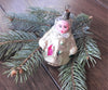 Girl Antique glass Christmas ornament 1950s, vintage Christmas tree glass decoration ChristmasboxStore