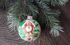 Clock  Hand-painted christmas glass ornament, custom tree glass ornament, handmade Christmas decoration ChristmasboxStore