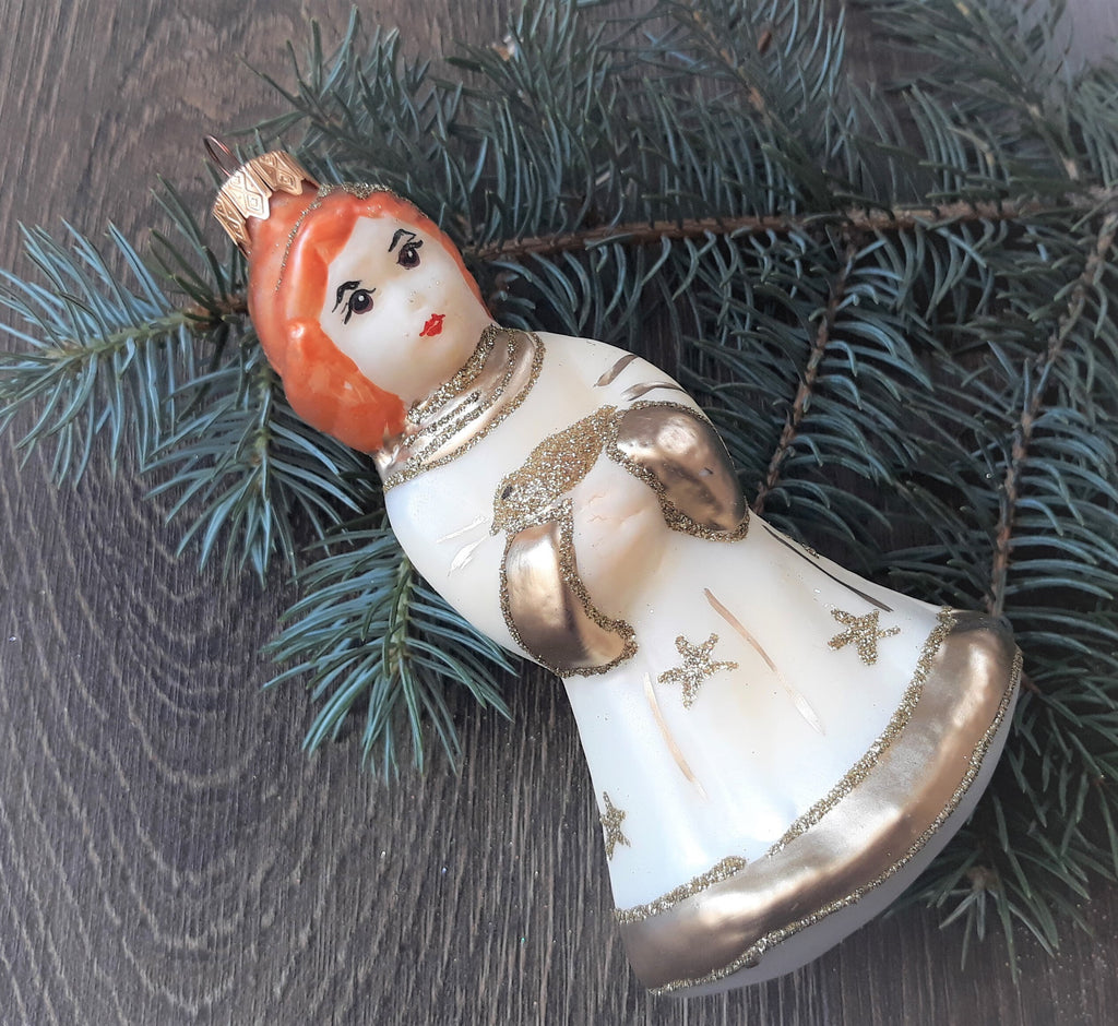 Angel Handmade Christmas glass ornaments, Blown Glass Christmas, Christmas Gift ChristmasboxStore