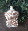 Coach Christmas glass handmade ornament, Blown Glass Christmas decor, Gift ideas, Christmas Gift ChristmasboxStore