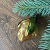 Rose Antique glass Christmas ornament, 1970s vintage Christmas tree glass ornament ChristmasboxStore