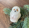 Owl Antique glass Christmas vintage ornament, retro 1950s Christmas tree glass ornament ChristmasboxStore