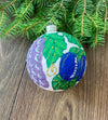 Grapes and plums Glass Ball Christmas Ornament Fruits Hand painted ornaments ChristmasboxStore