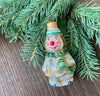 Clown Christmas glass handmade ornament, Blown Glass Christmas decoration, Gift ideas, Christmas Gift ChristmasboxStore