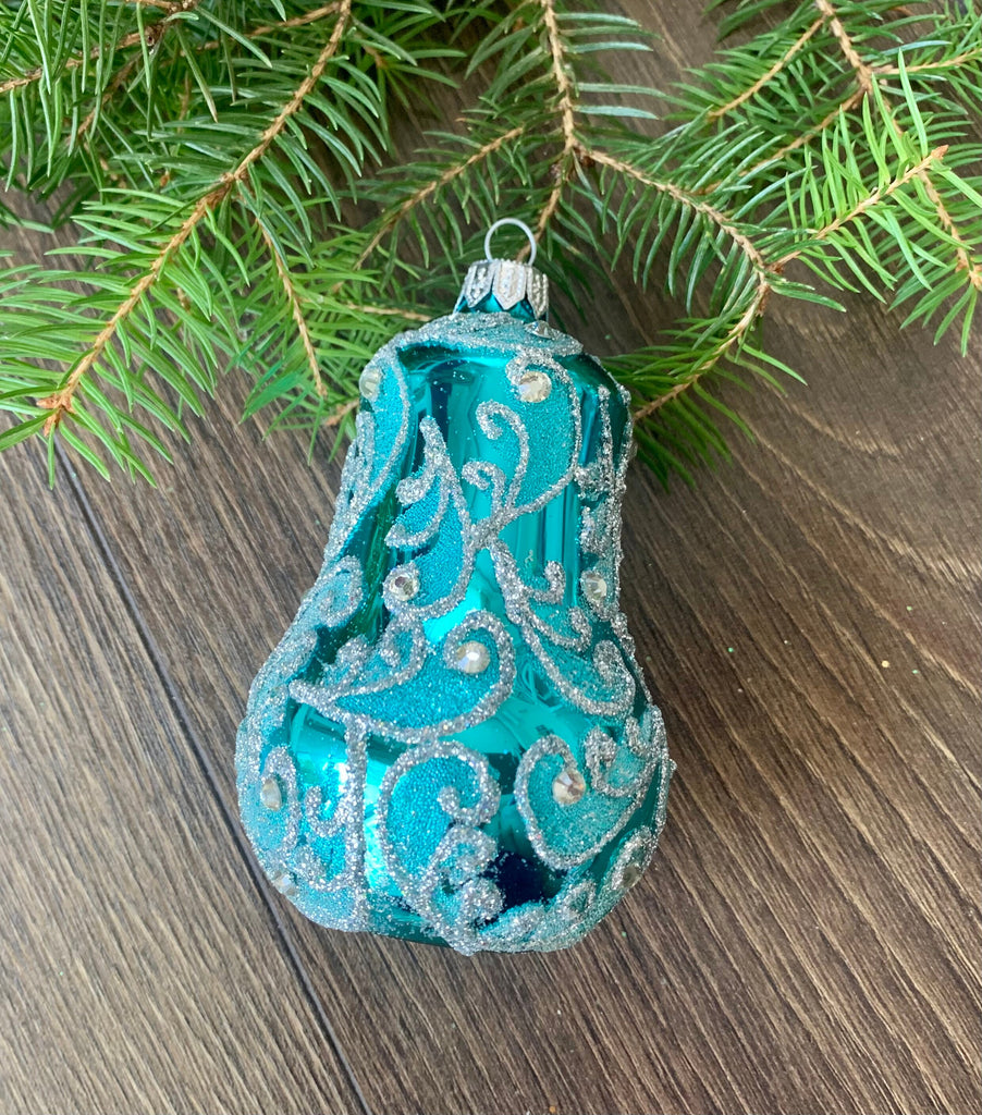 Bell Christmas handmade glass ornament, Gift ideas, Christmas Gift ChristmasboxStore