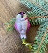 Owl Antique glass Christmas ornament, 1950s vintage Christmas tree glass decoration ChristmasboxStore