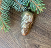 Pine cone Antique Christmas glass ornament, vintage christmas 1950s, Retro Christmas ChristmasboxStore