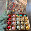 RARE! Vintage 1960's German(GDR). Christmas Tree Ornaments, Baubles Christmas glass ChristmasboxStore